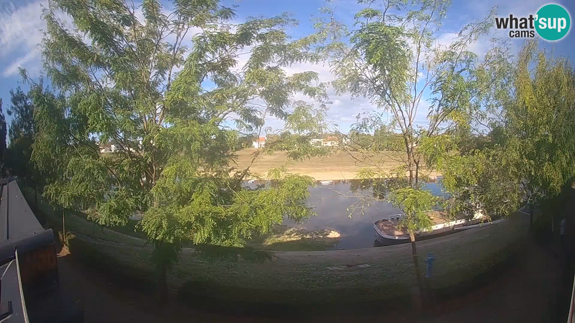 Sisak live webcam pogled na reku Kolpu