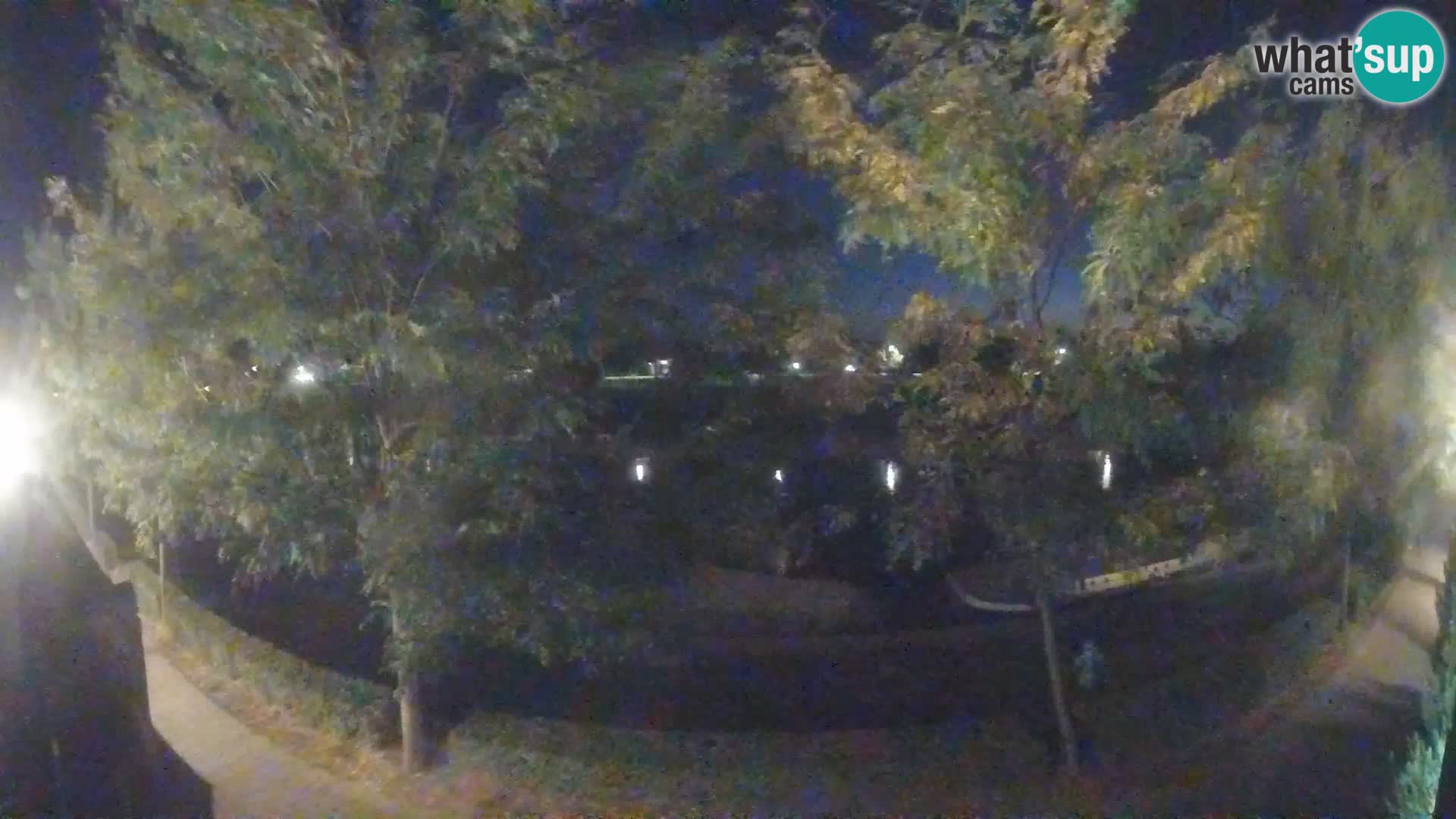 Sisak live webcam – vista sul fiume Kolpa – Croazia