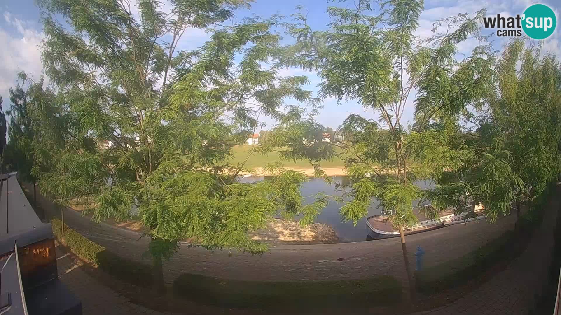 Sisak live webcam Kolpa river view – Croatia