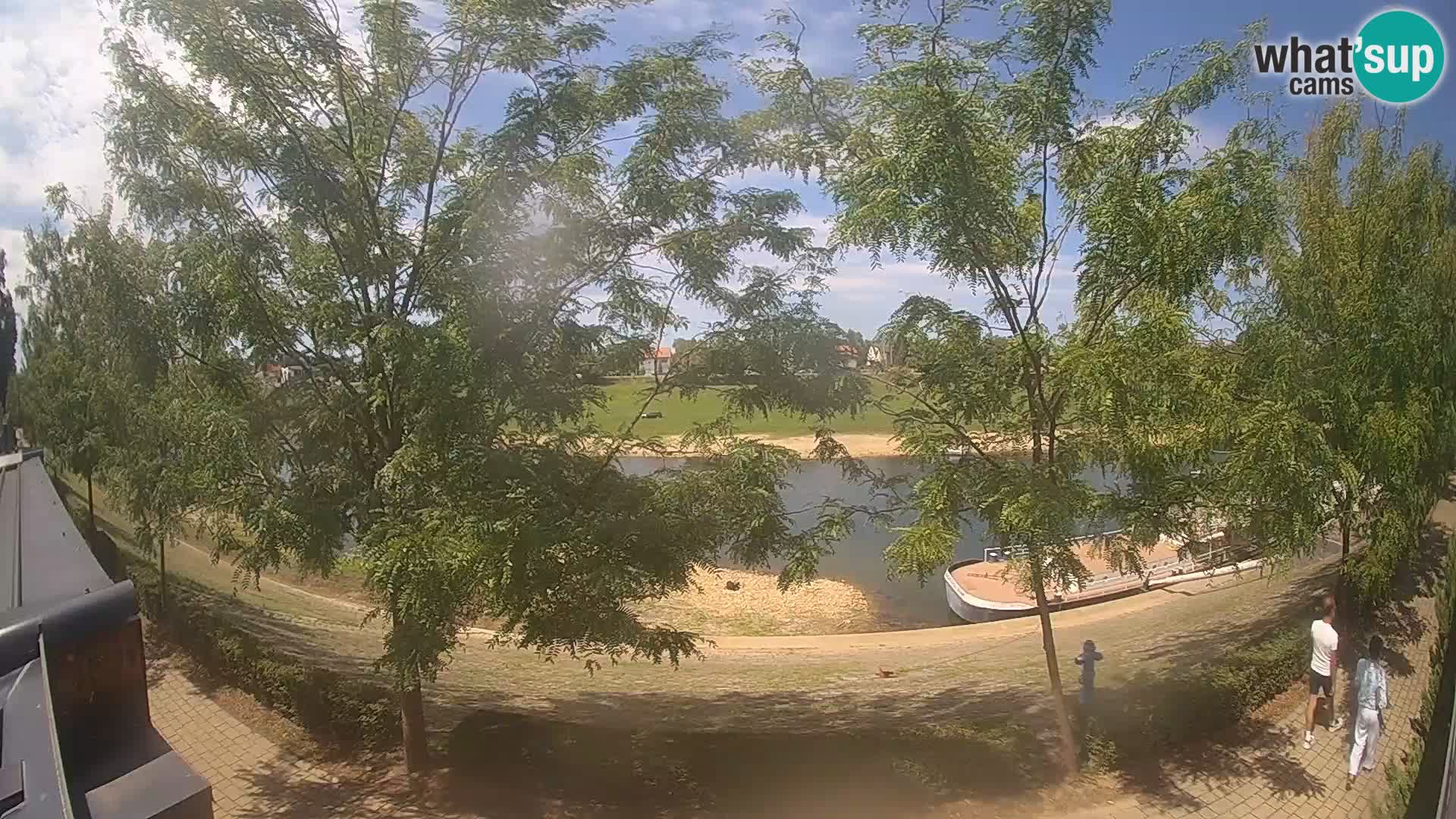 Sisak webcam en direct – vue sur la rivière Kolpa – Croatie
