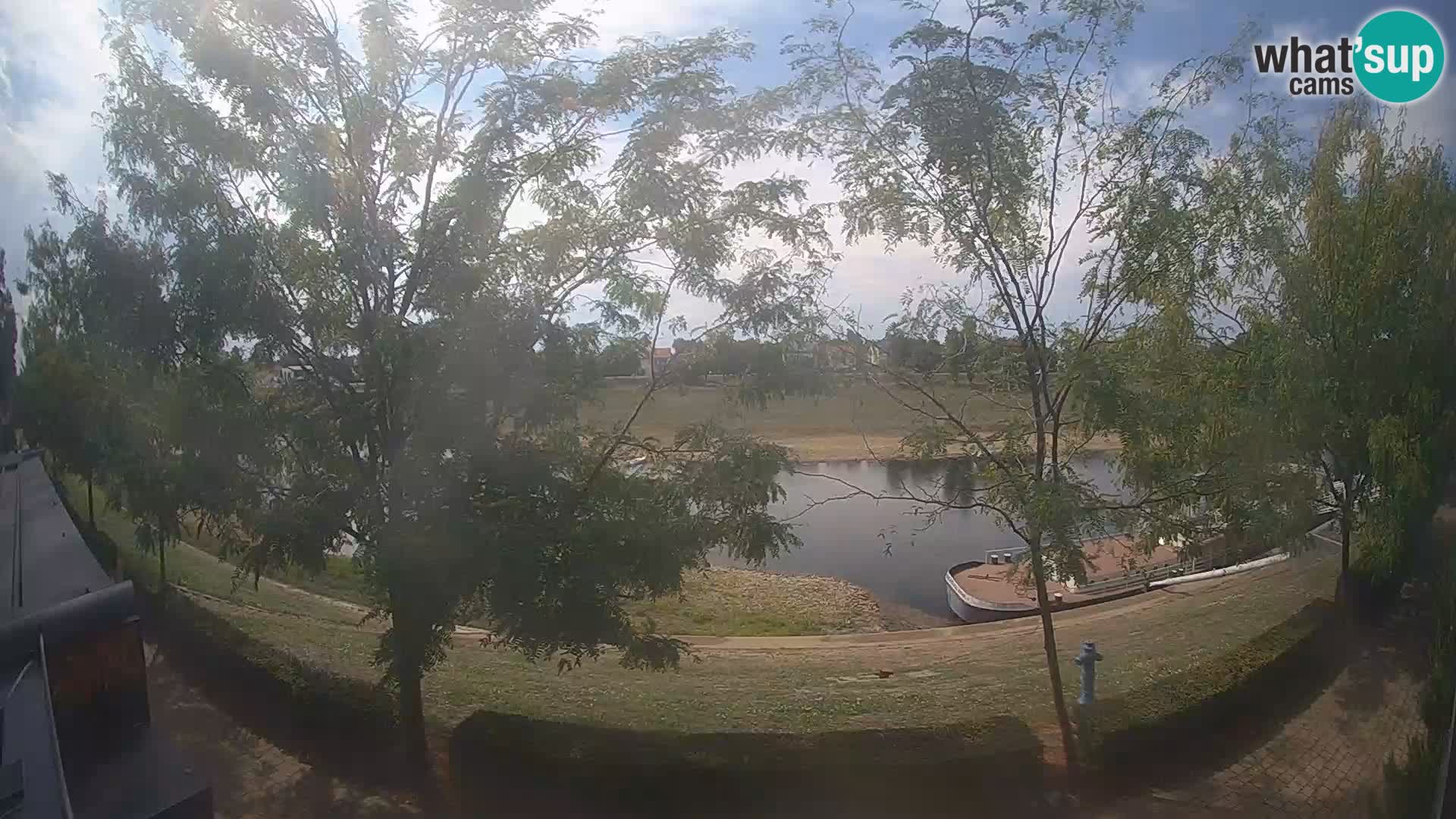 Sisak webcam en direct – vue sur la rivière Kolpa – Croatie