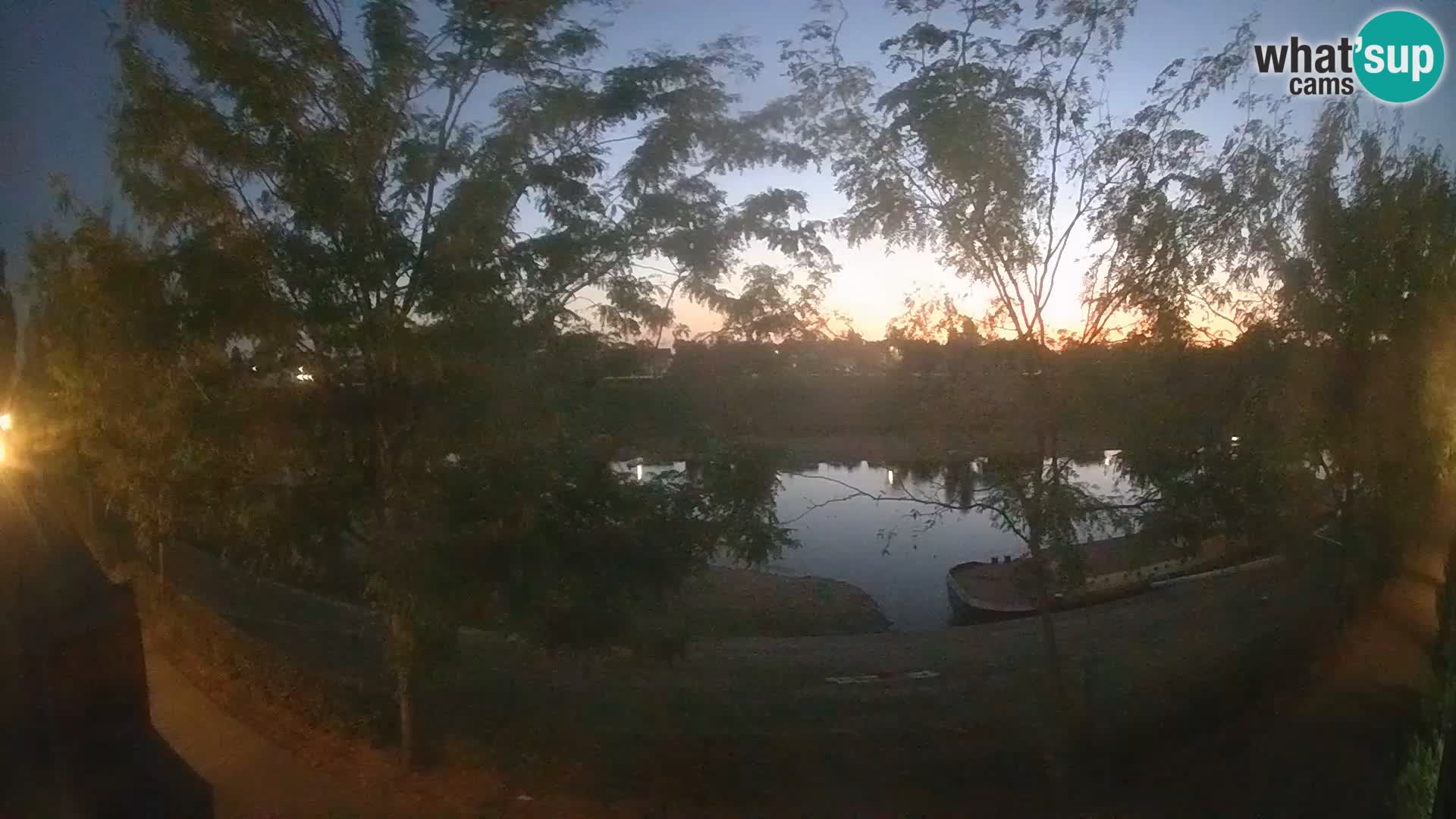 Sisak Live-Webcam Blick auf den Fluss Kolpa – Kroatien