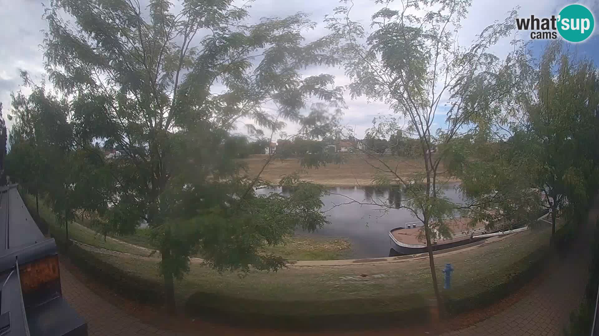 Sisak live webcam pogled na reku Kolpu