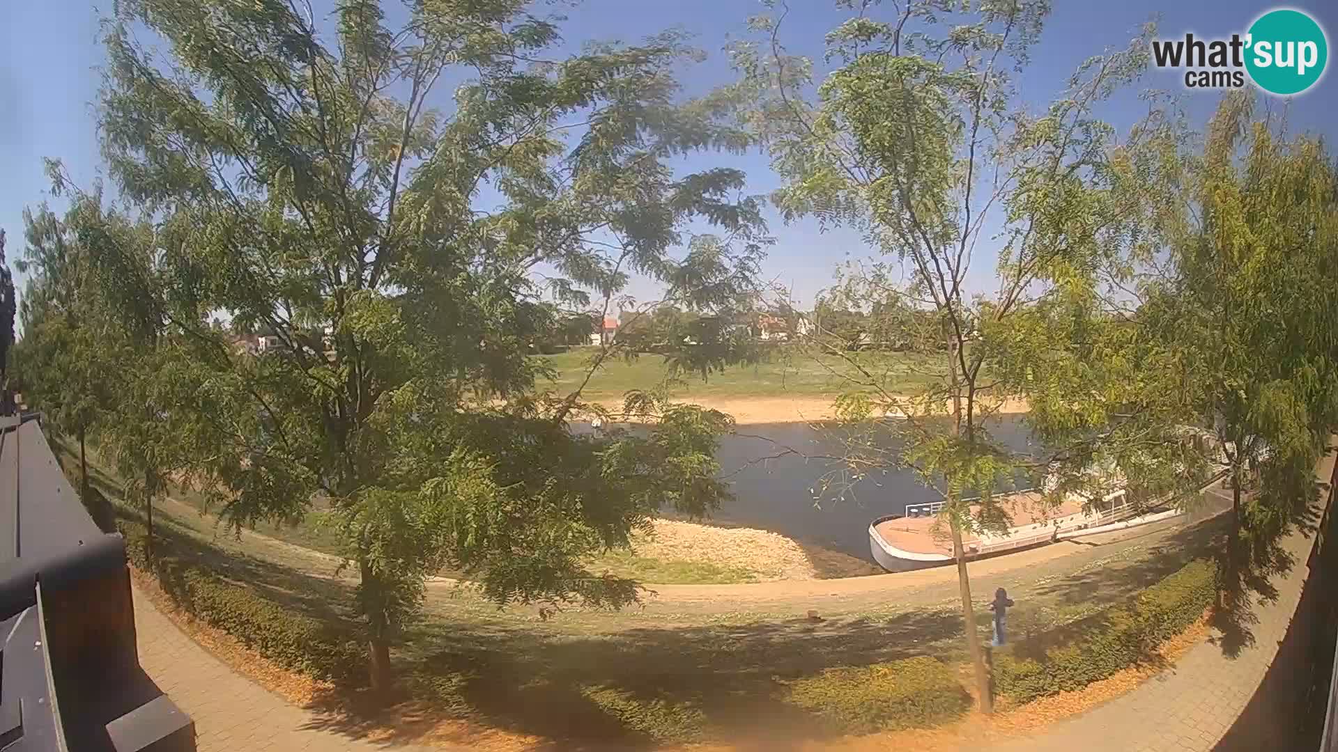 Sisak live webcam Kolpa river view – Croatia