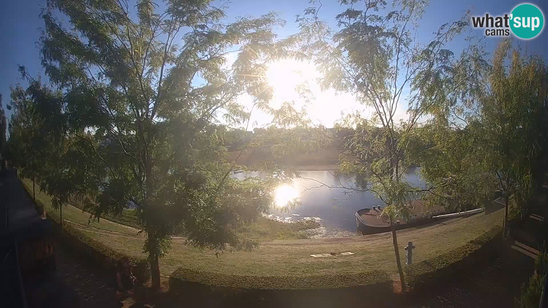 Sisak webcam en vivo Kolpa river view – Croacia