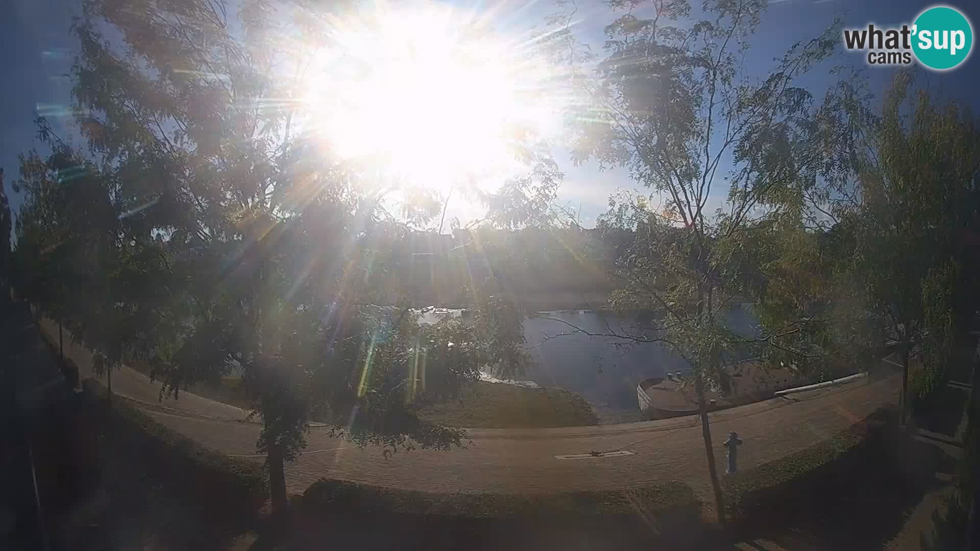 Sisak live webcam pogled na reku Kolpu