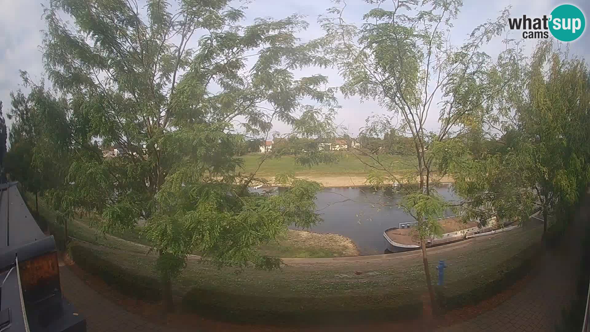 Sisak live webcam Kolpa river view – Croatia