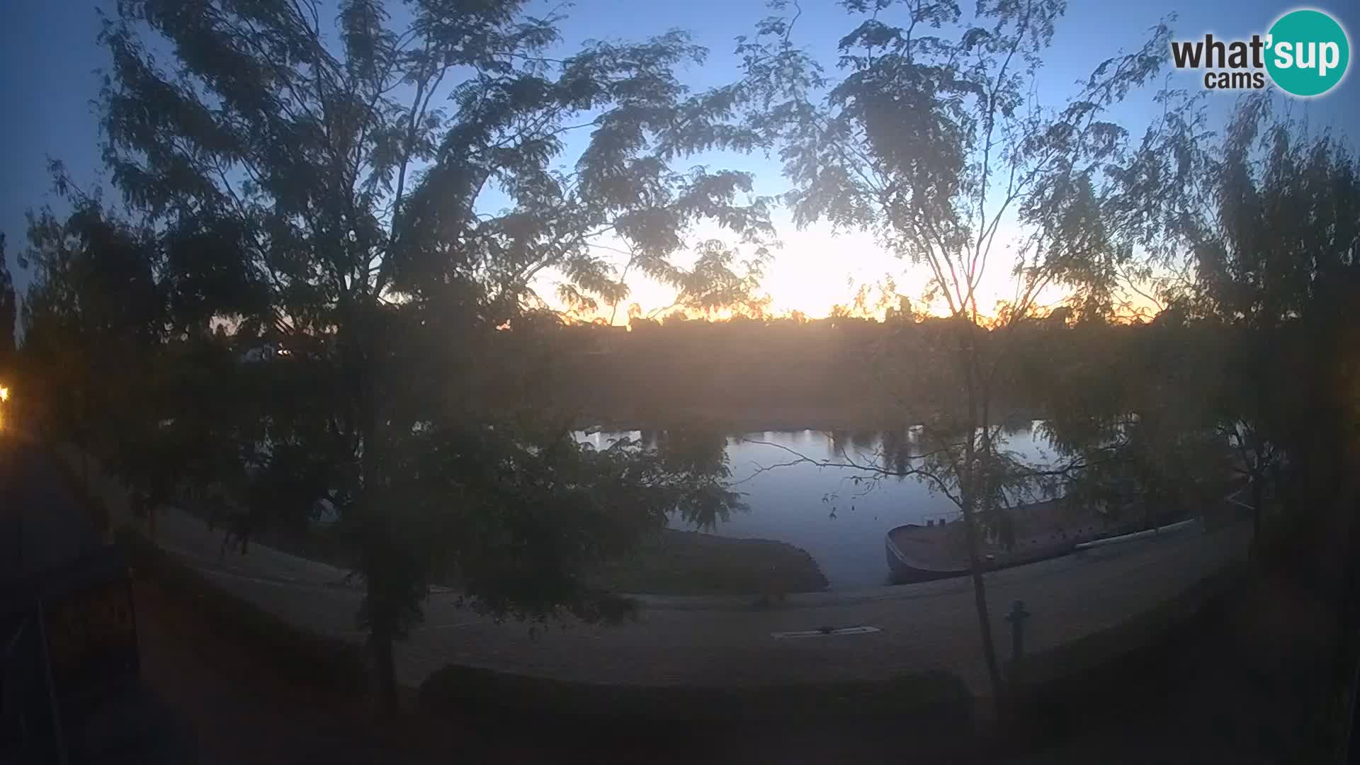 Sisak webcam en direct – vue sur la rivière Kolpa – Croatie