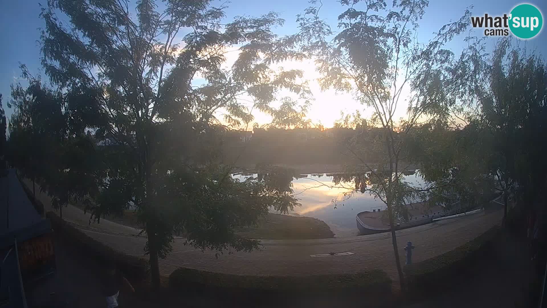 Sisak webcam en direct – vue sur la rivière Kolpa – Croatie