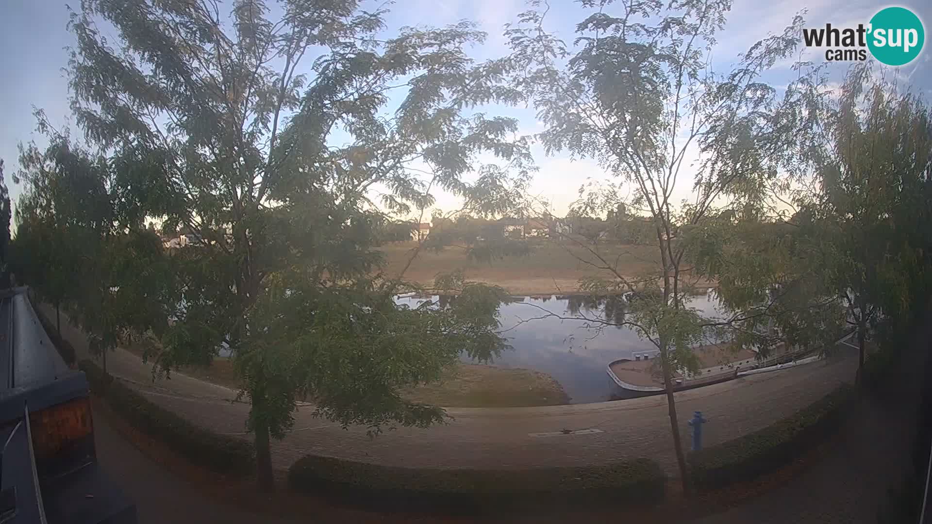 Sisak live webcam pogled na reku Kolpu