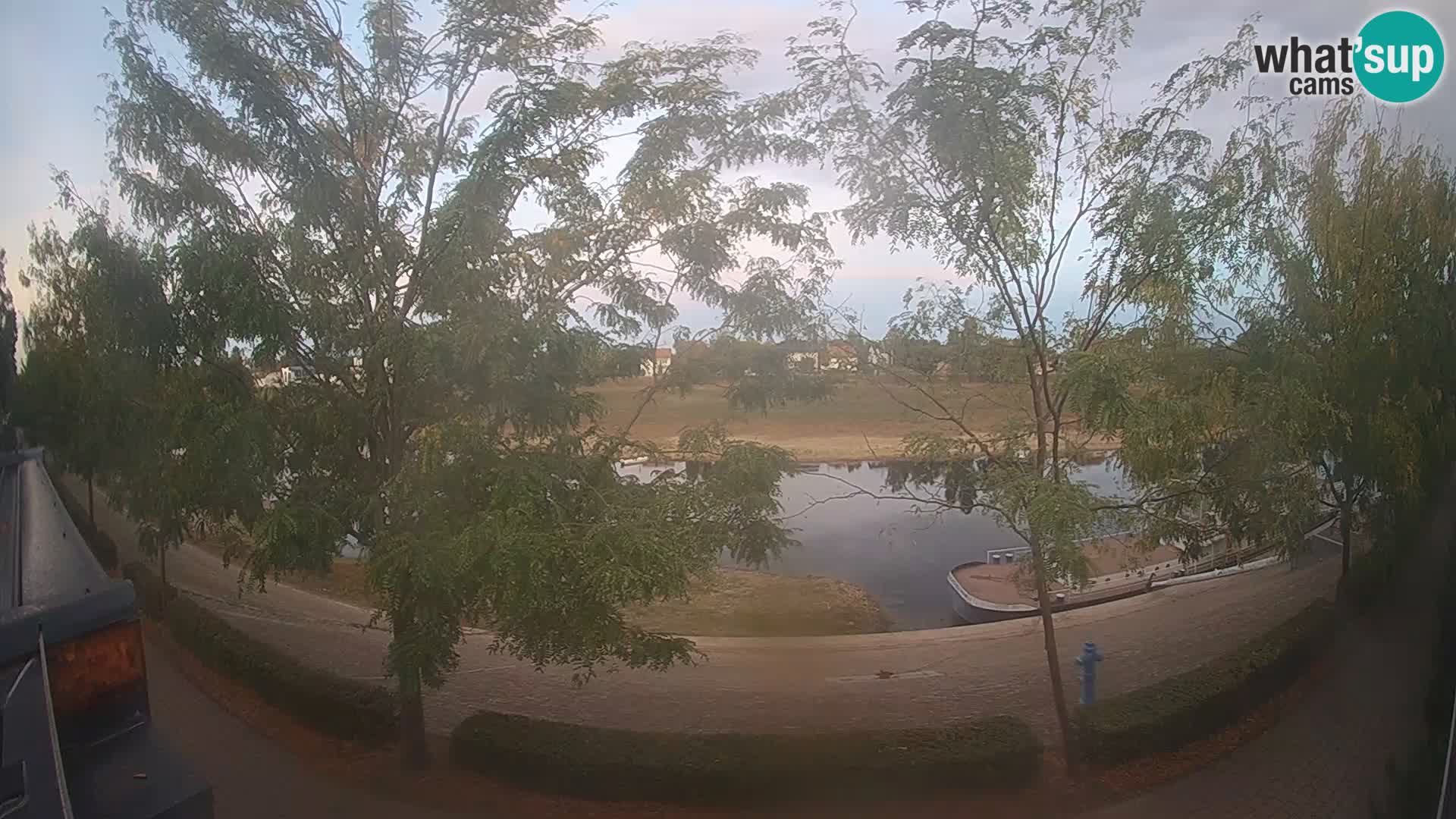 Sisak live webcam – vista sul fiume Kolpa – Croazia