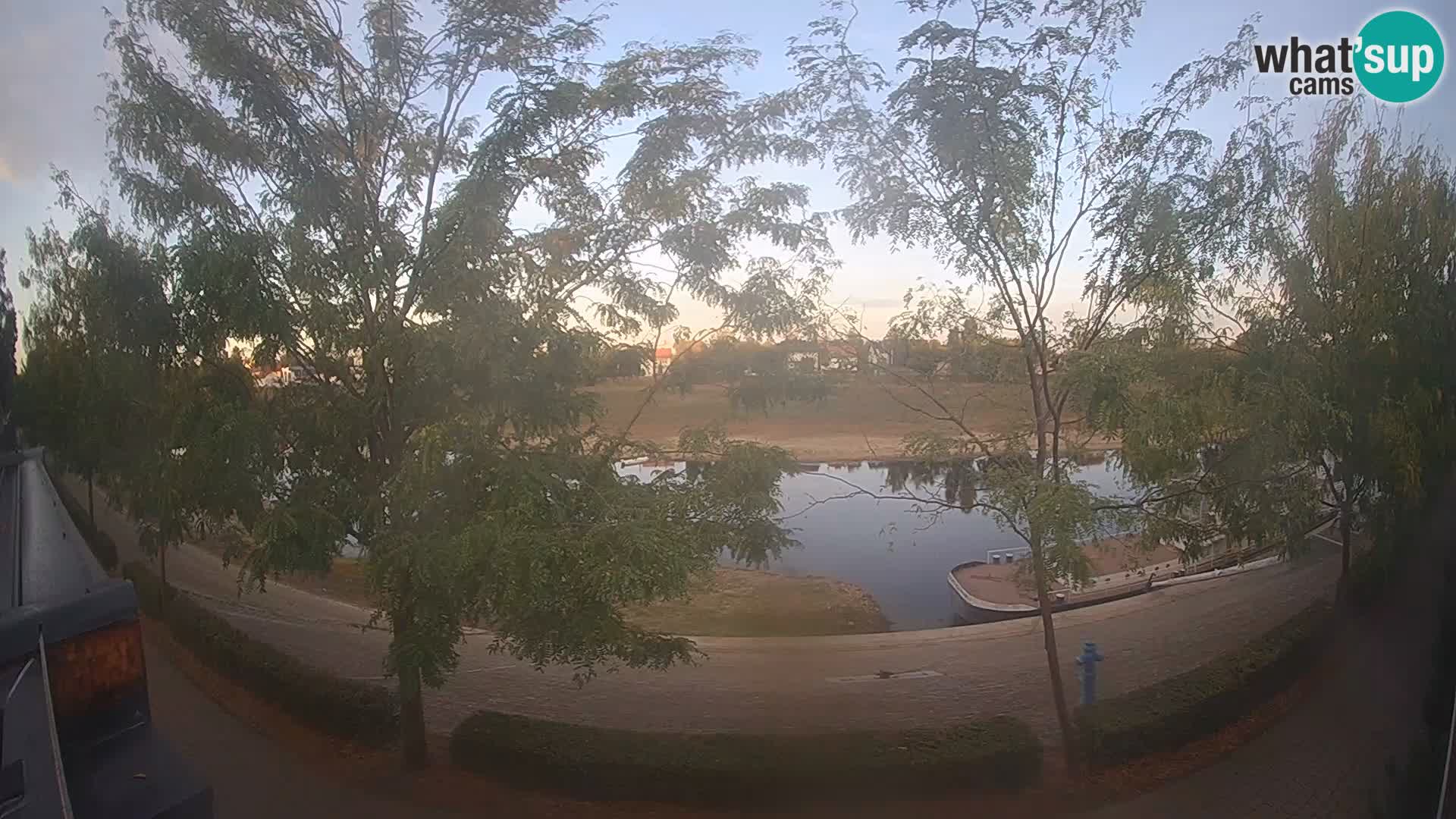 Sisak live webcam Kolpa river view – Croatia