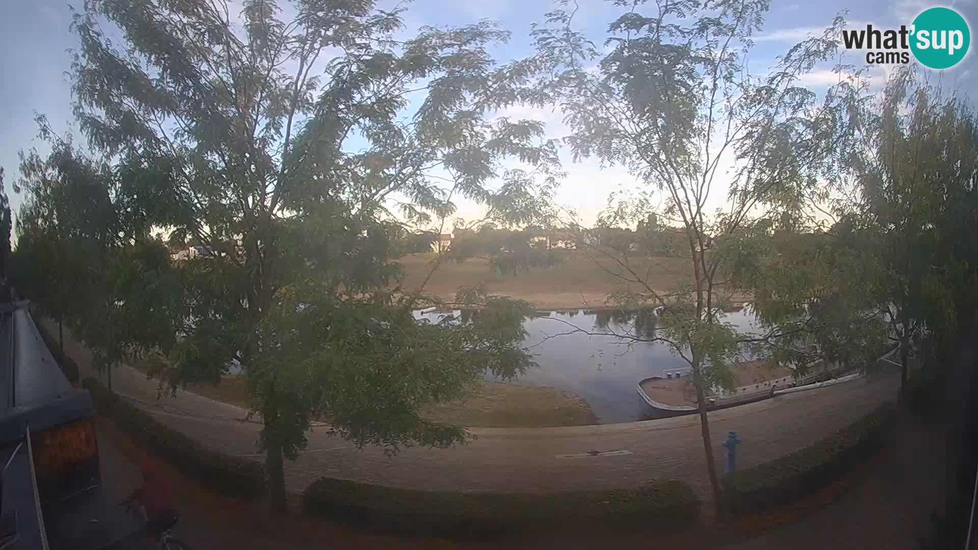Sisak webcam en vivo Kolpa river view – Croacia