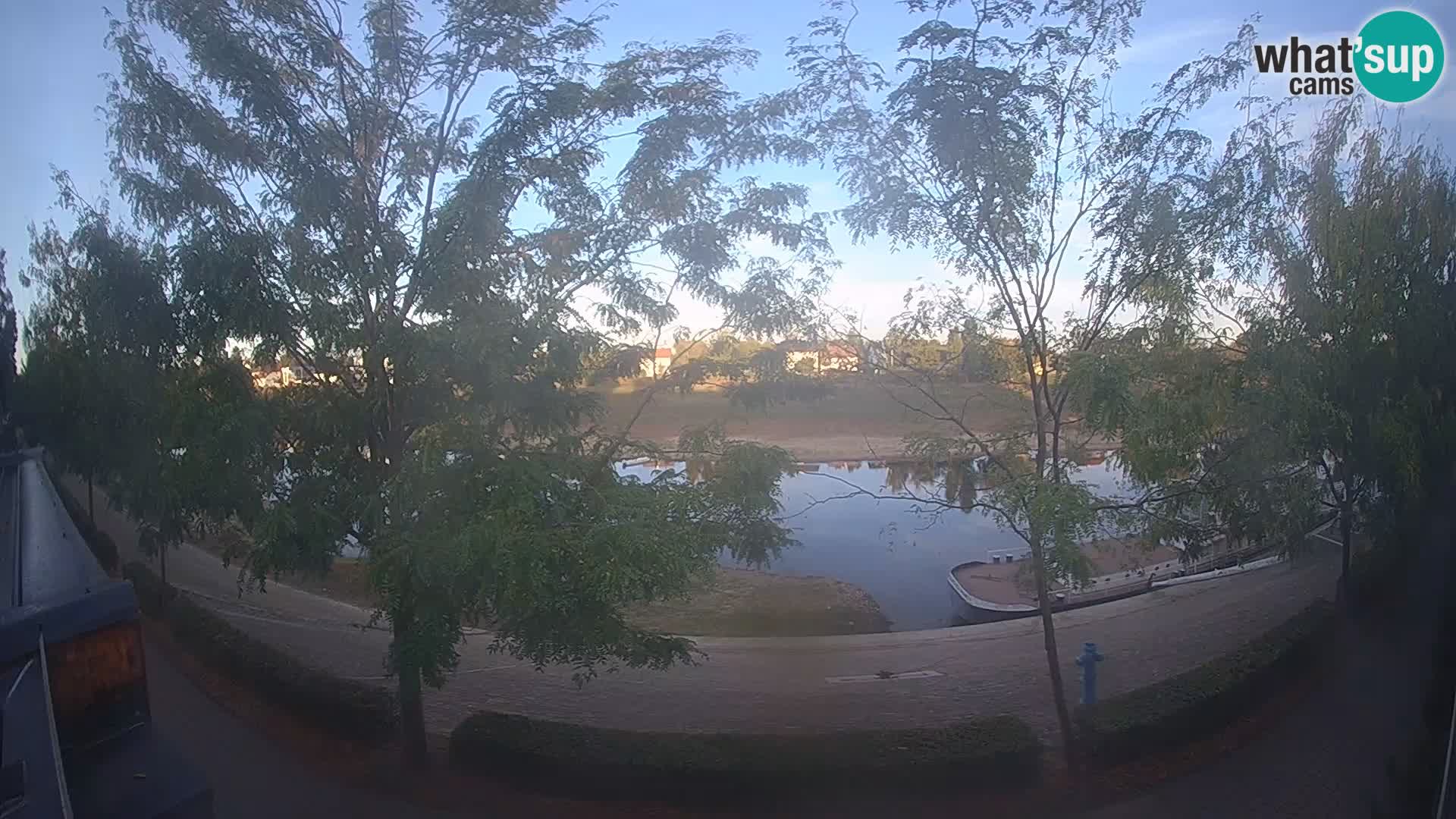 Sisak webcam en vivo Kolpa river view – Croacia