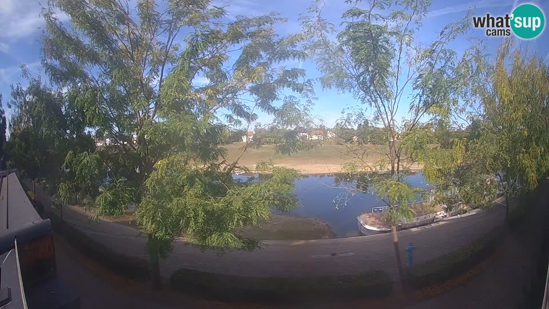 Sisak live webcam Kolpa river view – Croatia