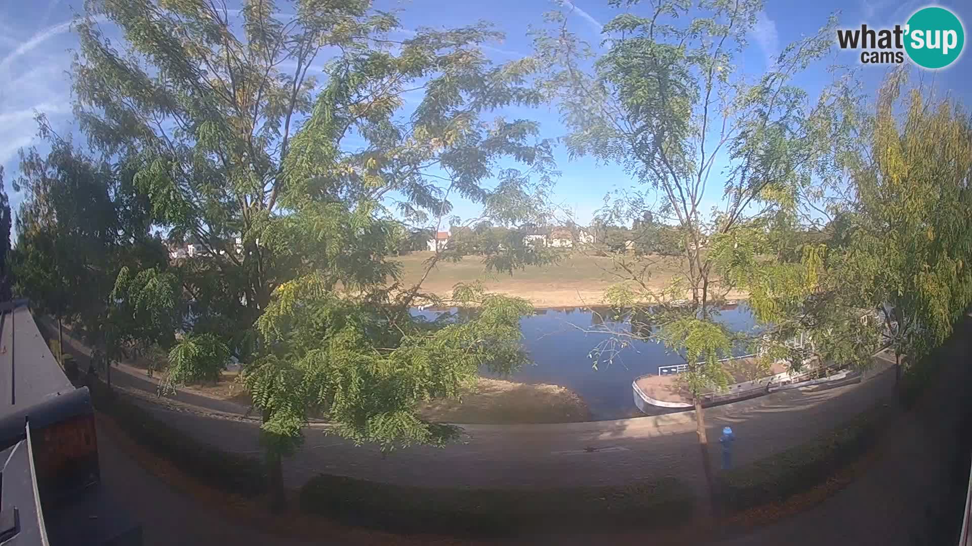 Sisak webcam en vivo Kolpa river view – Croacia