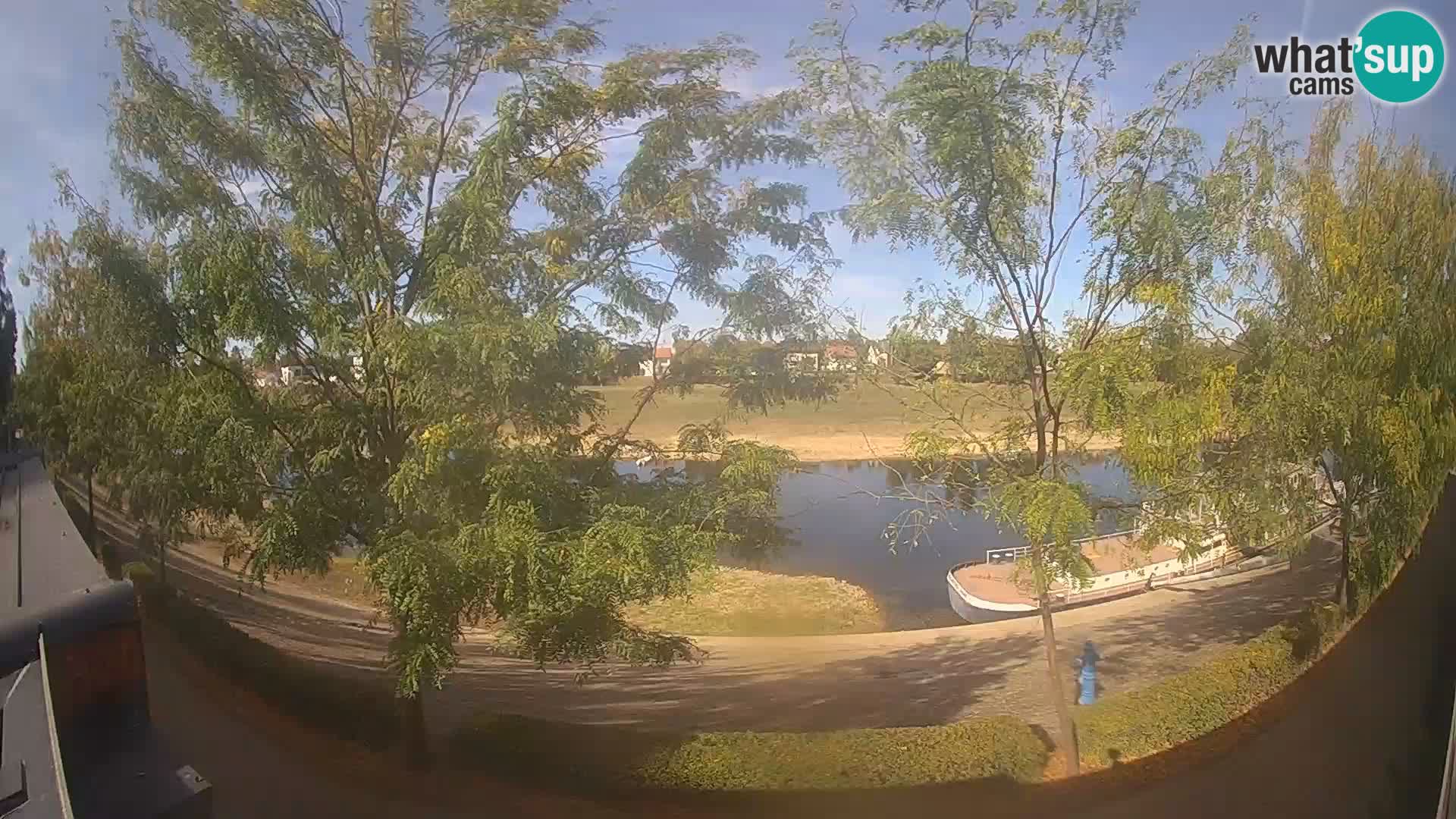Sisak webcam en direct – vue sur la rivière Kolpa – Croatie