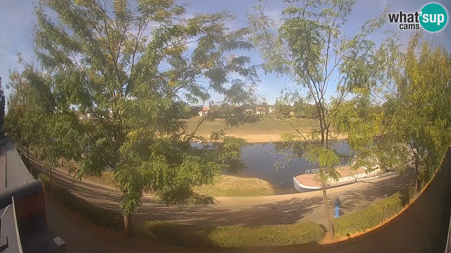 Sisak webcam en vivo Kolpa river view – Croacia