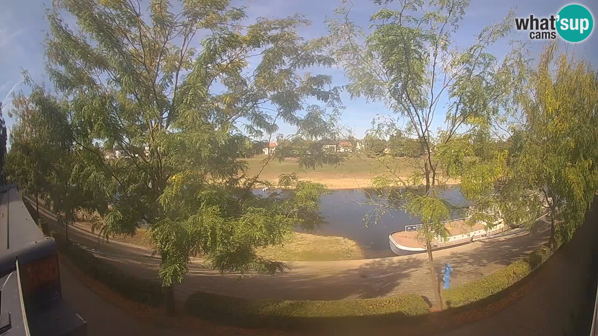 Sisak live webcam Kolpa river view – Croatia