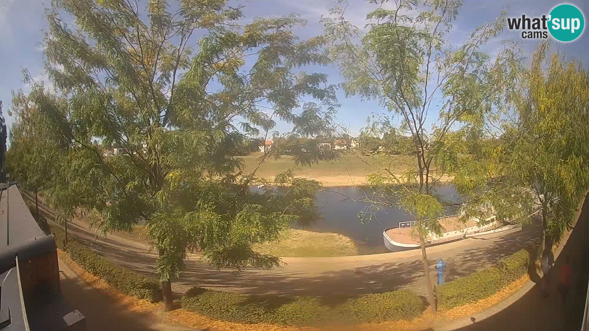 Sisak webcam en vivo Kolpa river view – Croacia