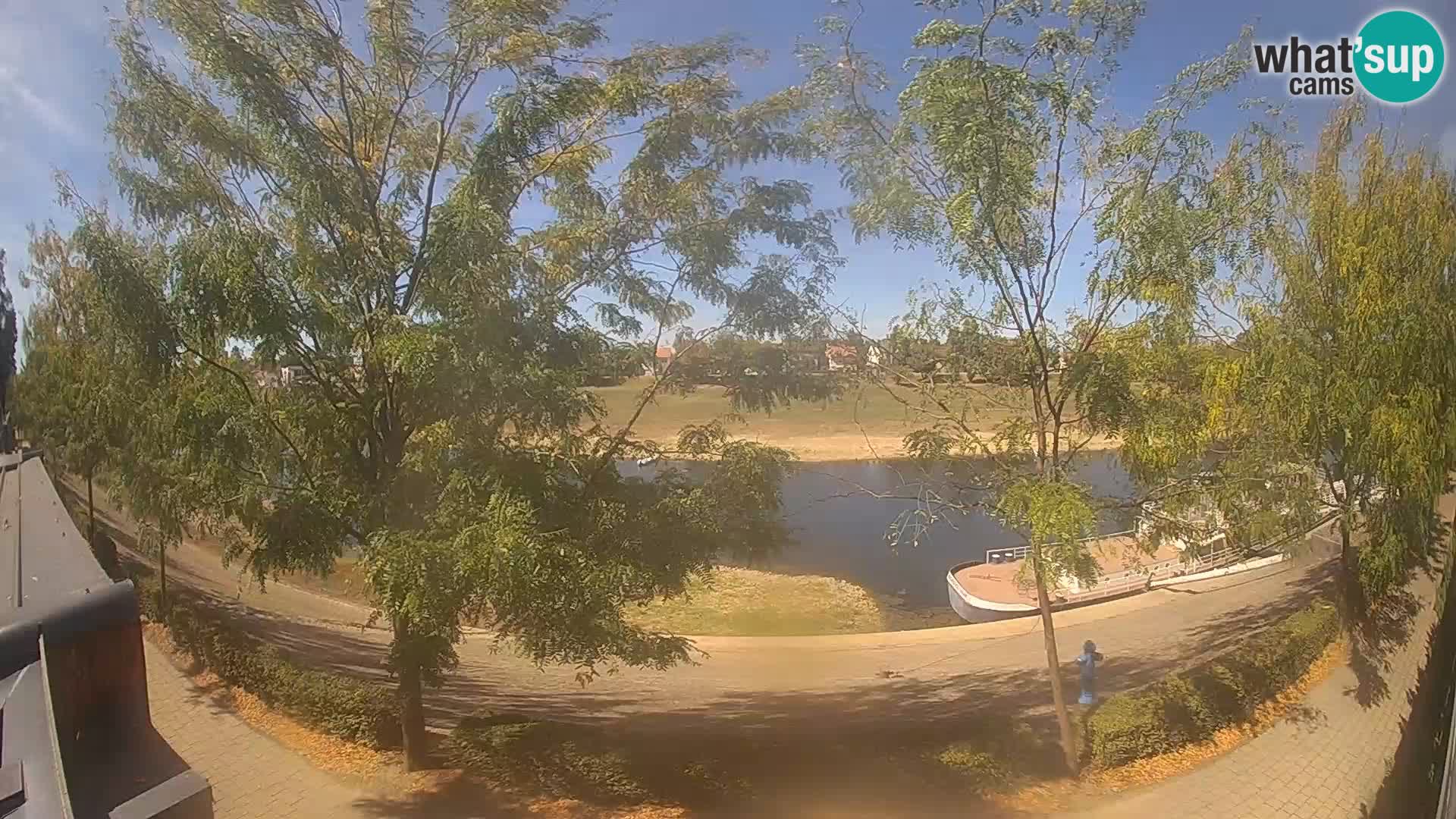Sisak live webcam Kolpa river view – Croatia