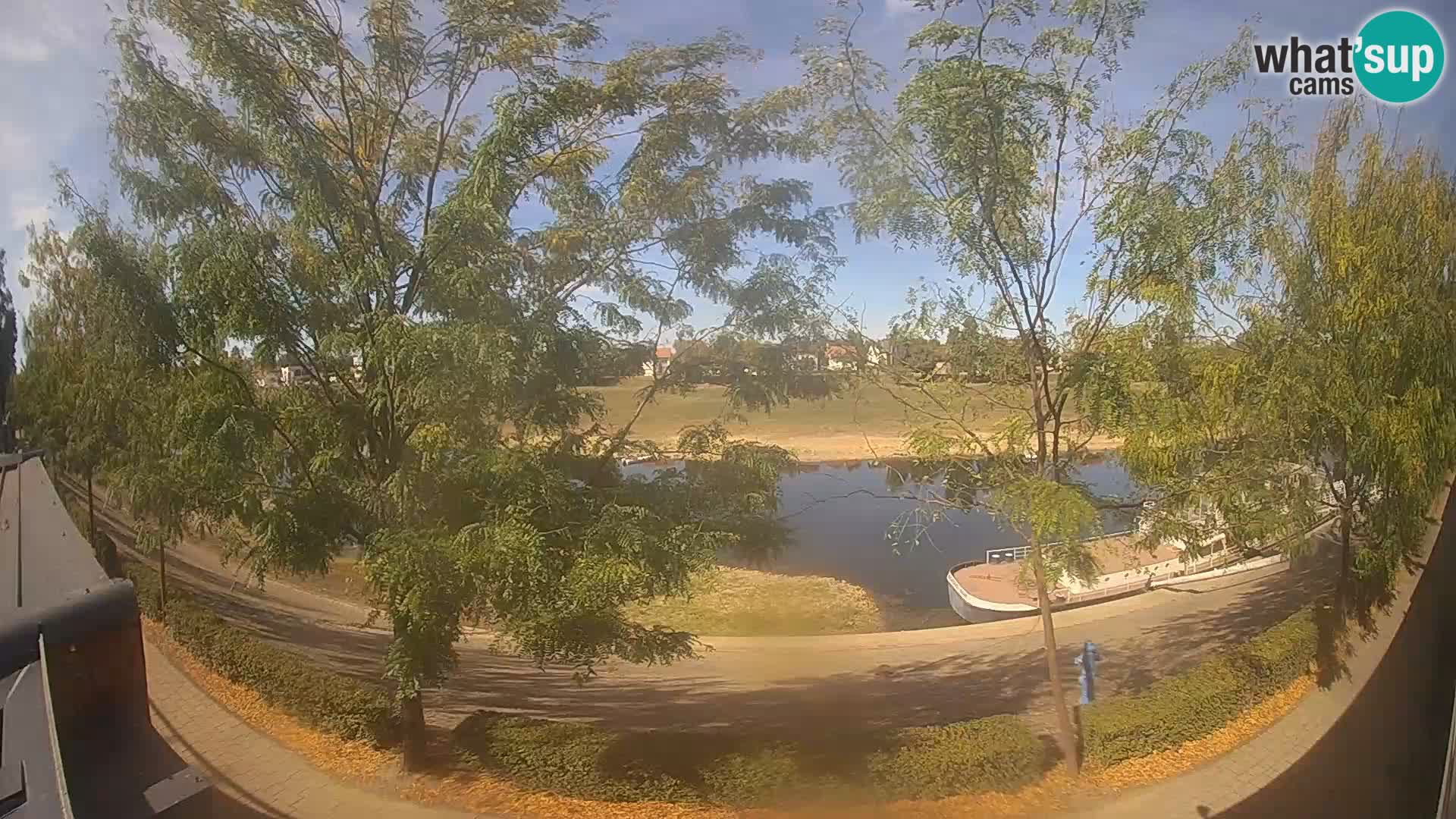 Sisak Live-Webcam Blick auf den Fluss Kolpa – Kroatien