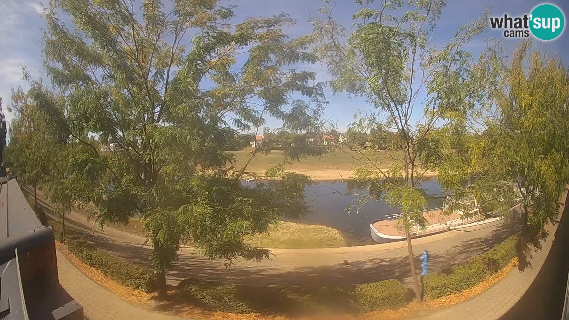 Sisak live webcam Kolpa river view – Croatia