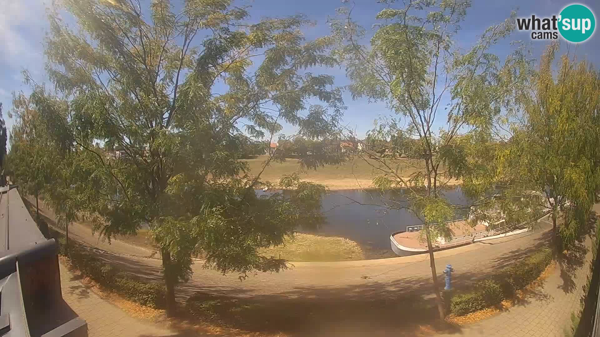 Sisak live webcam Kolpa river view – Croatia