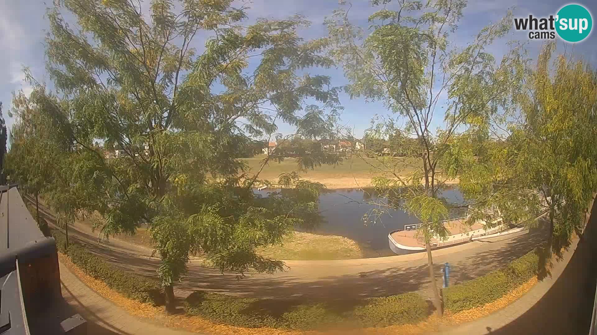 Sisak webcam en direct – vue sur la rivière Kolpa – Croatie