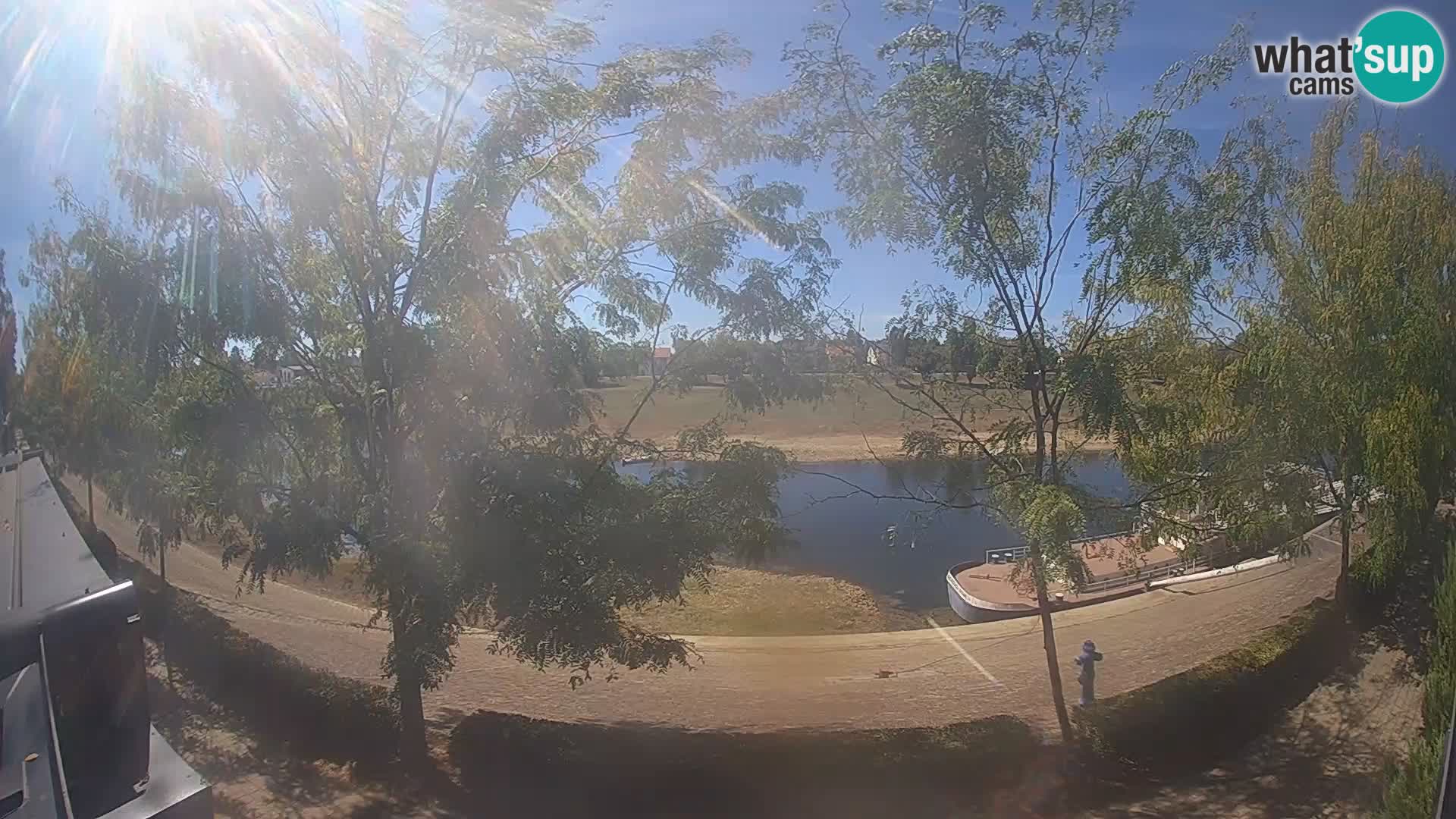 Sisak webcam en vivo Kolpa river view – Croacia