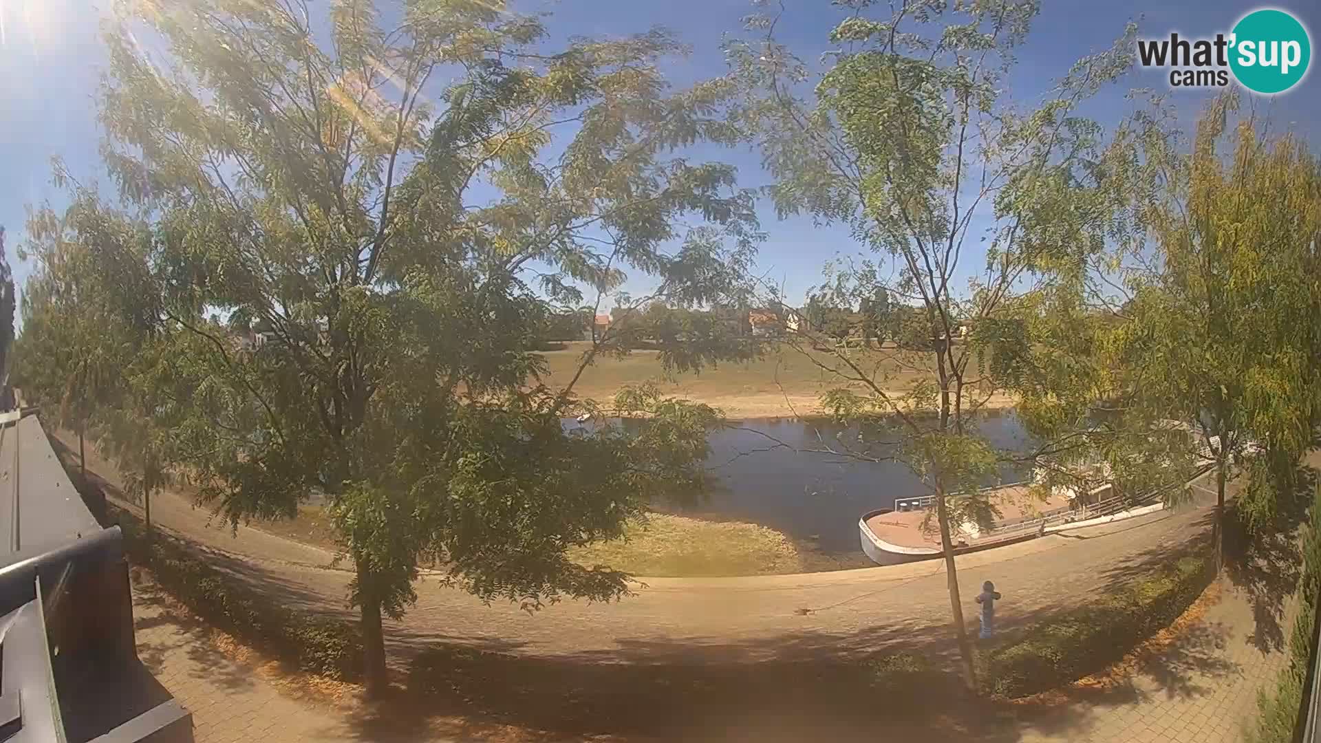 Sisak live webcam pogled na reku Kolpu