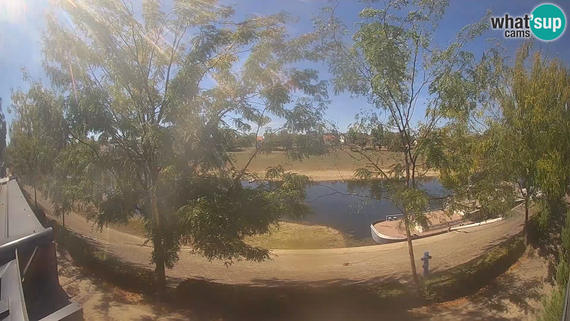 Sisak live webcam Kolpa river view – Croatia