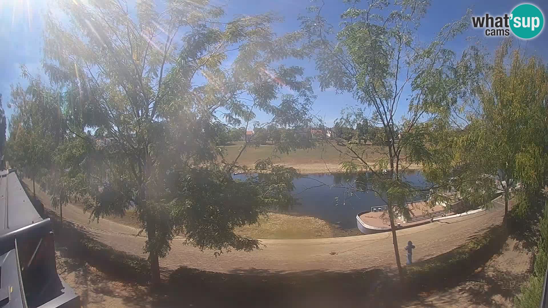 Sisak webcam en vivo Kolpa river view – Croacia