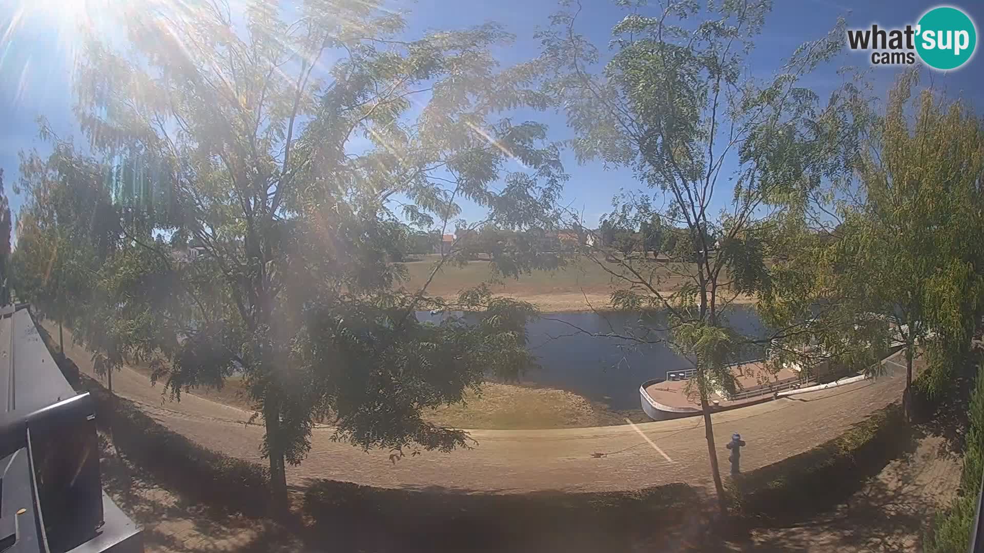 Sisak live webcam pogled na reku Kolpu