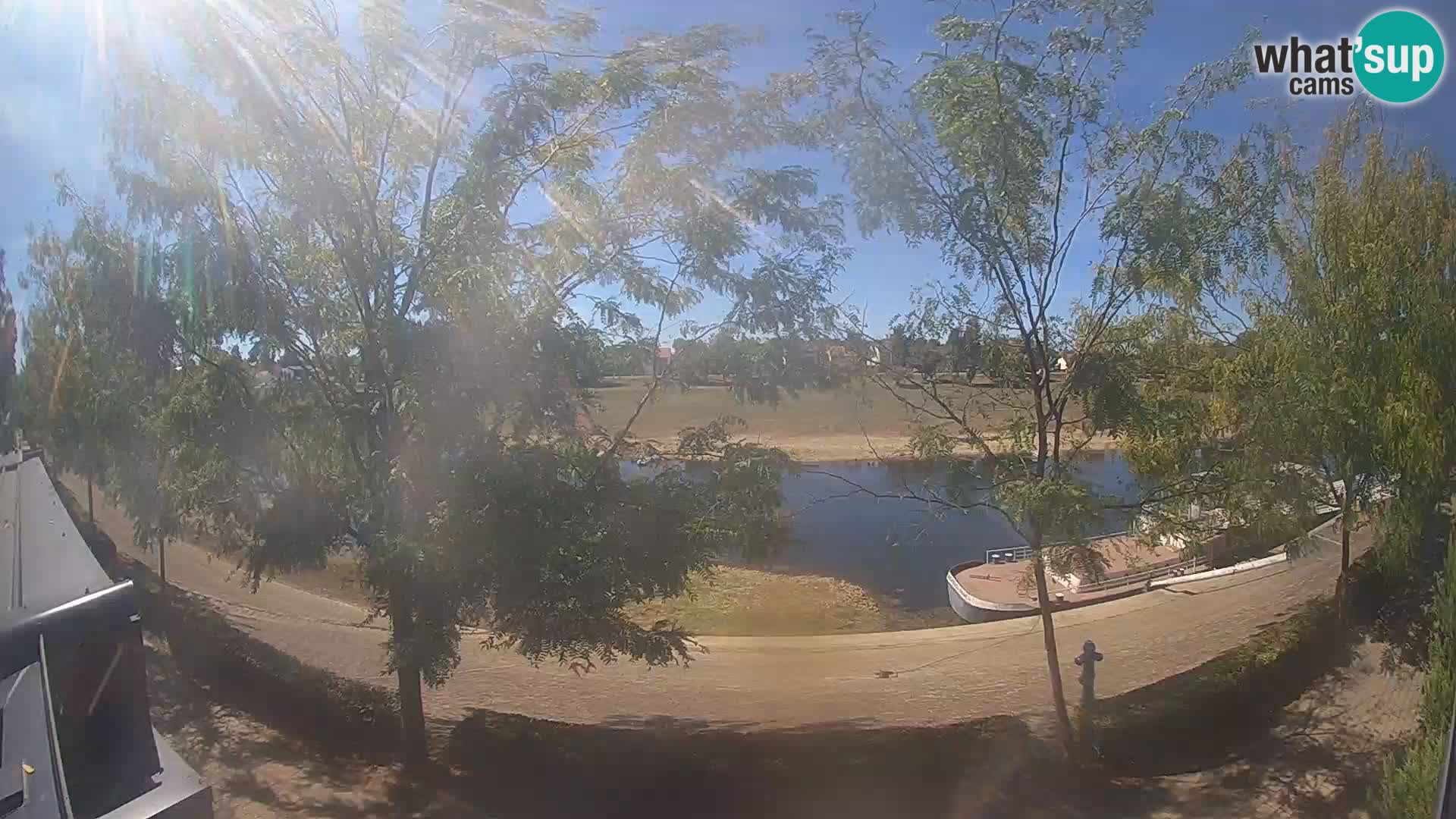 Sisak live webcam pogled na reku Kolpu