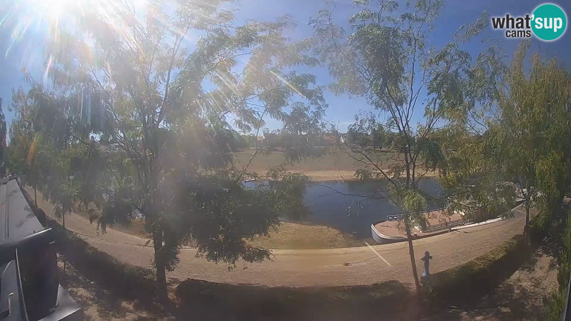 Sisak live webcam Kolpa river view – Croatia