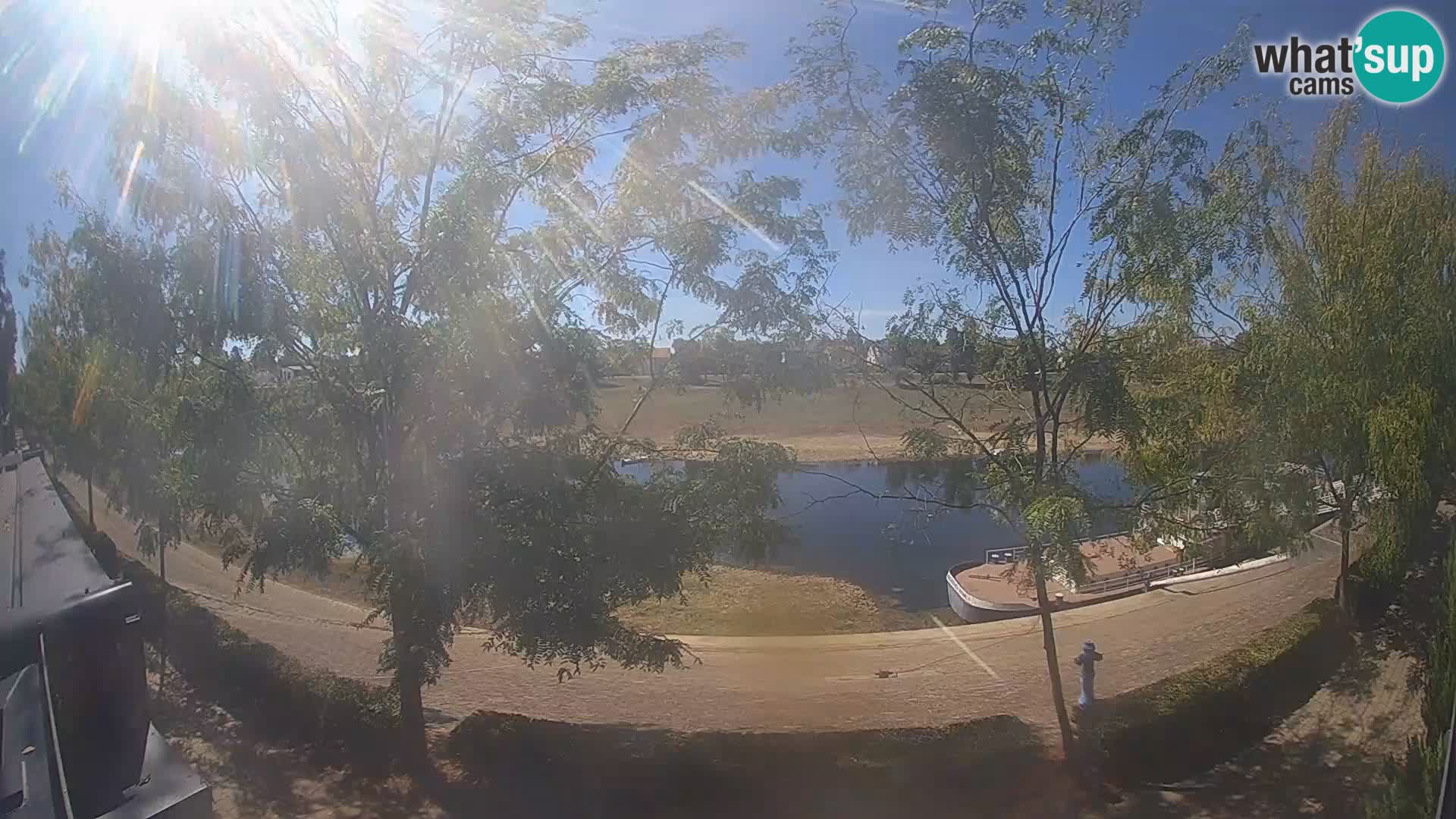 Sisak live webcam Kolpa river view – Croatia