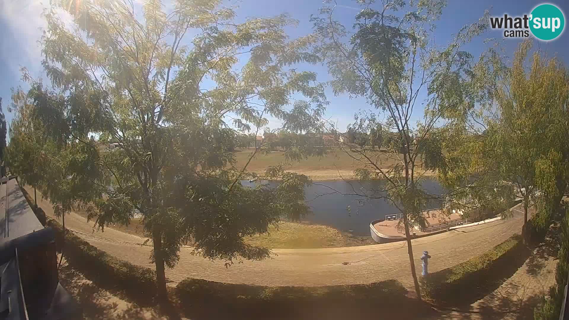 Sisak live webcam pogled na reku Kolpu