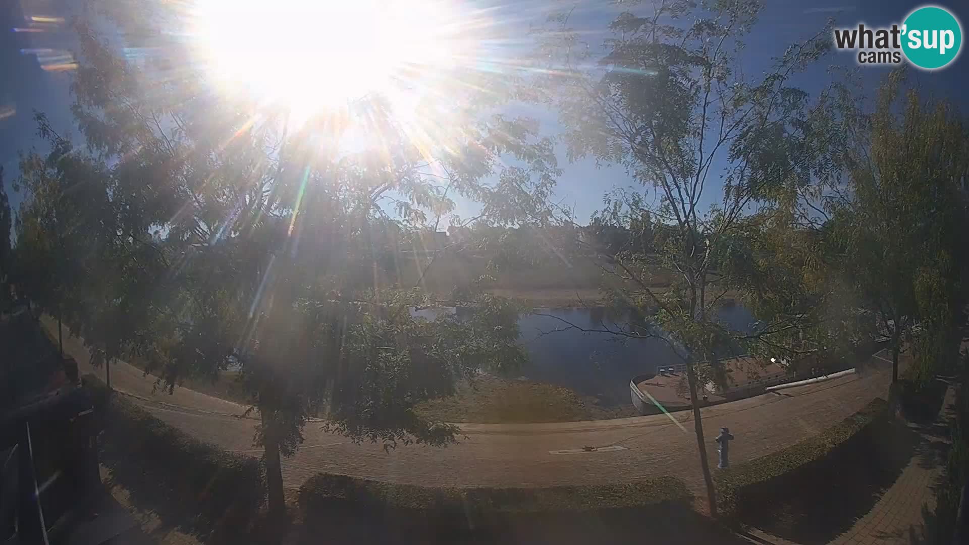 Sisak live webcam Kolpa river view – Croatia