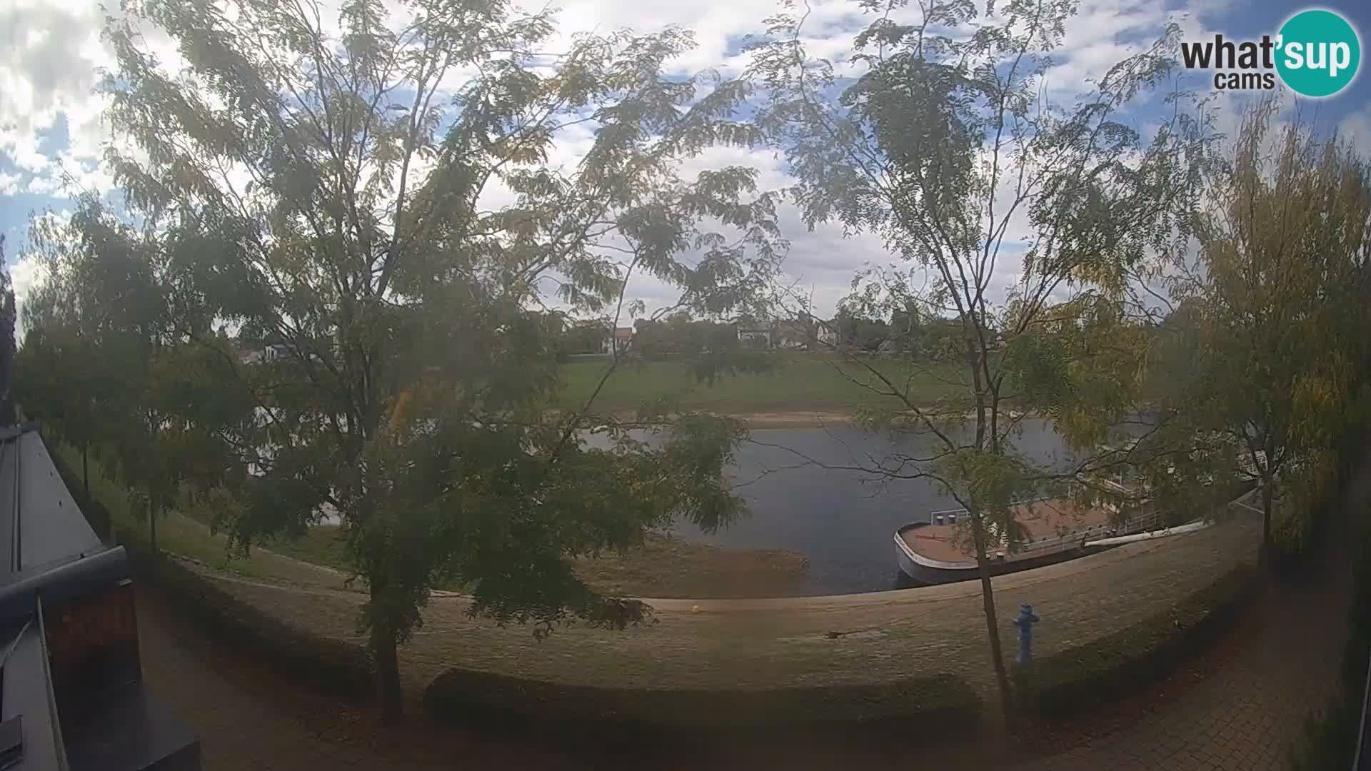 Sisak webcam en vivo Kolpa river view – Croacia