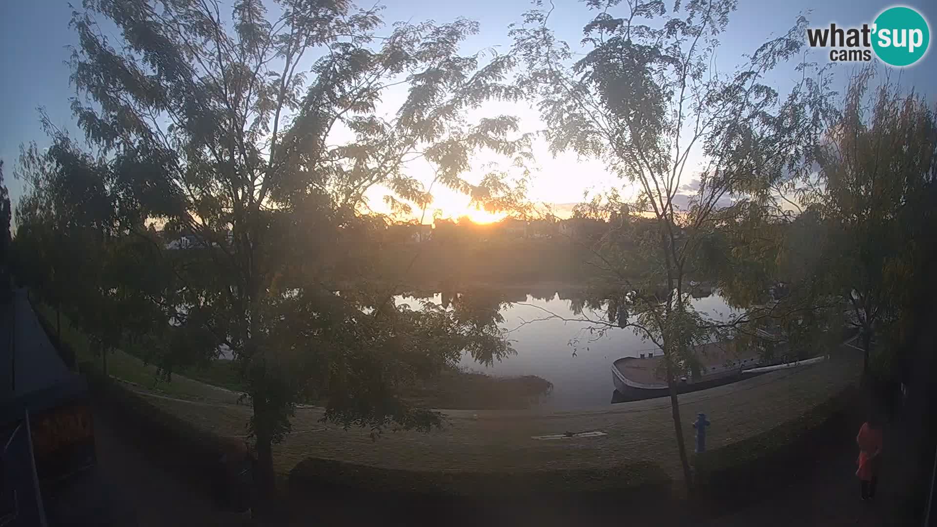 Sisak webcam en direct – vue sur la rivière Kolpa – Croatie