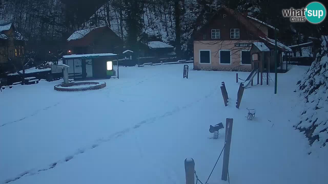 Skrad spletna kamera Zeleni Vir