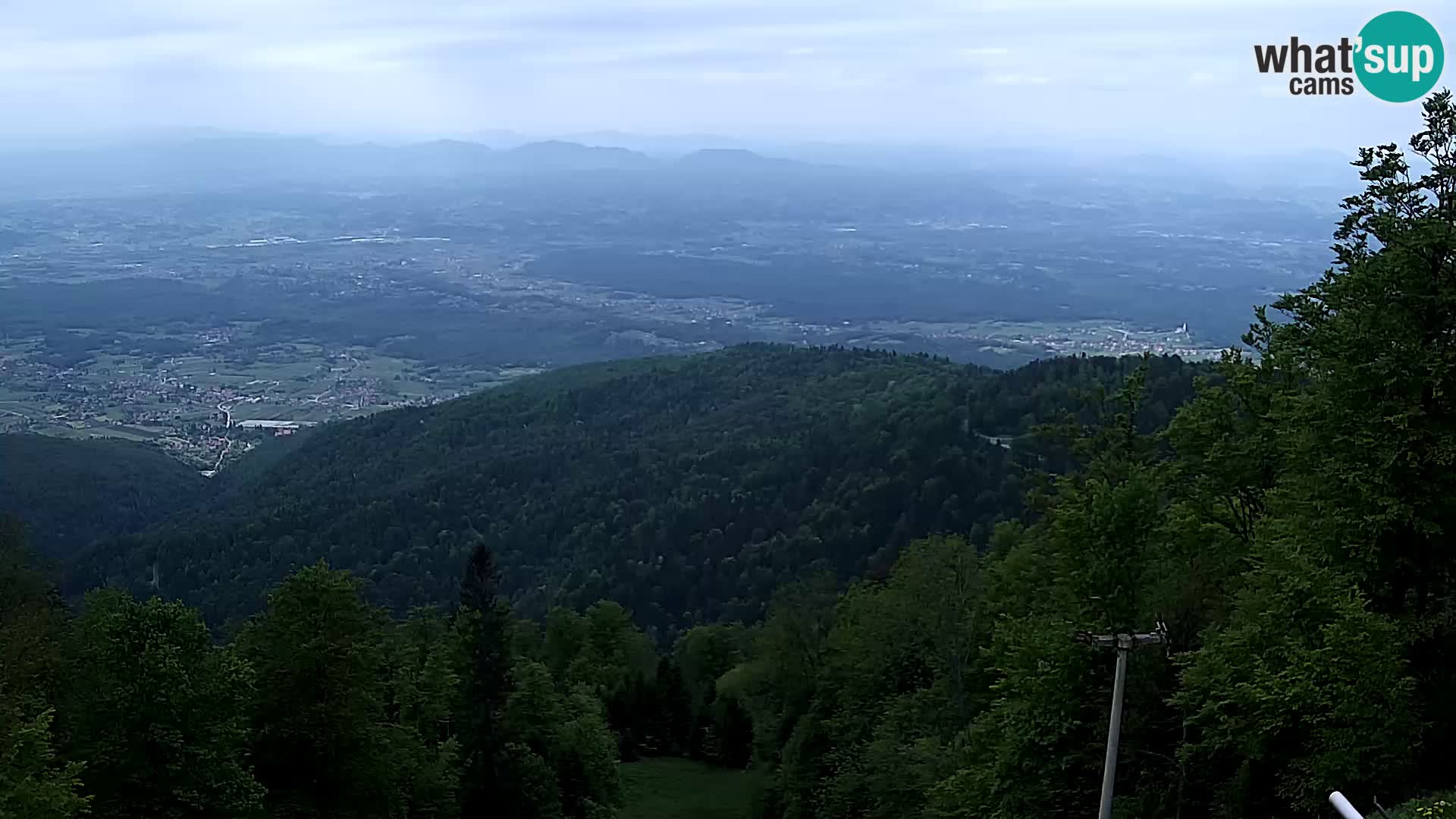 Sljeme webcam – panorama