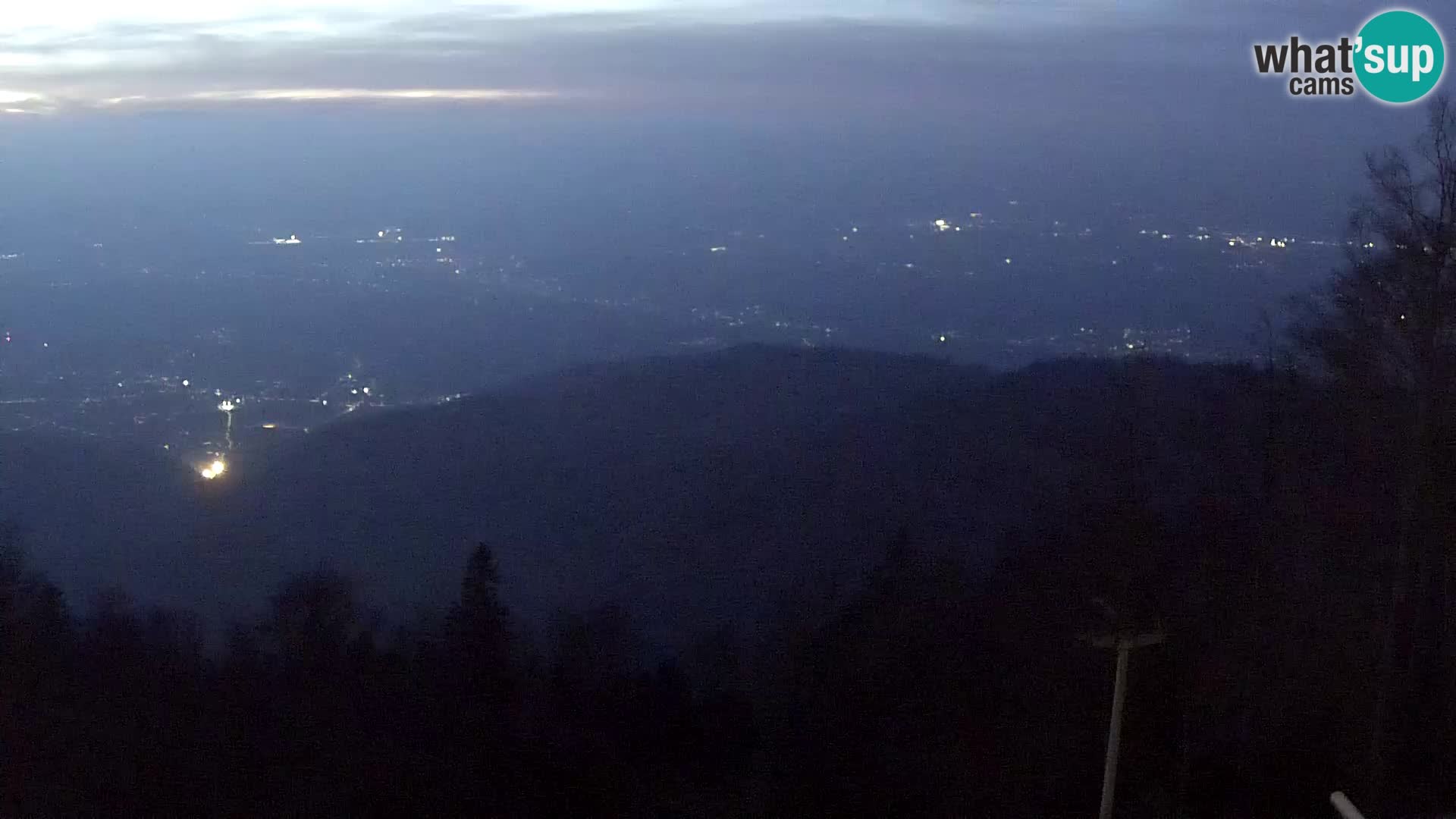 Sljeme webcam – Panorama