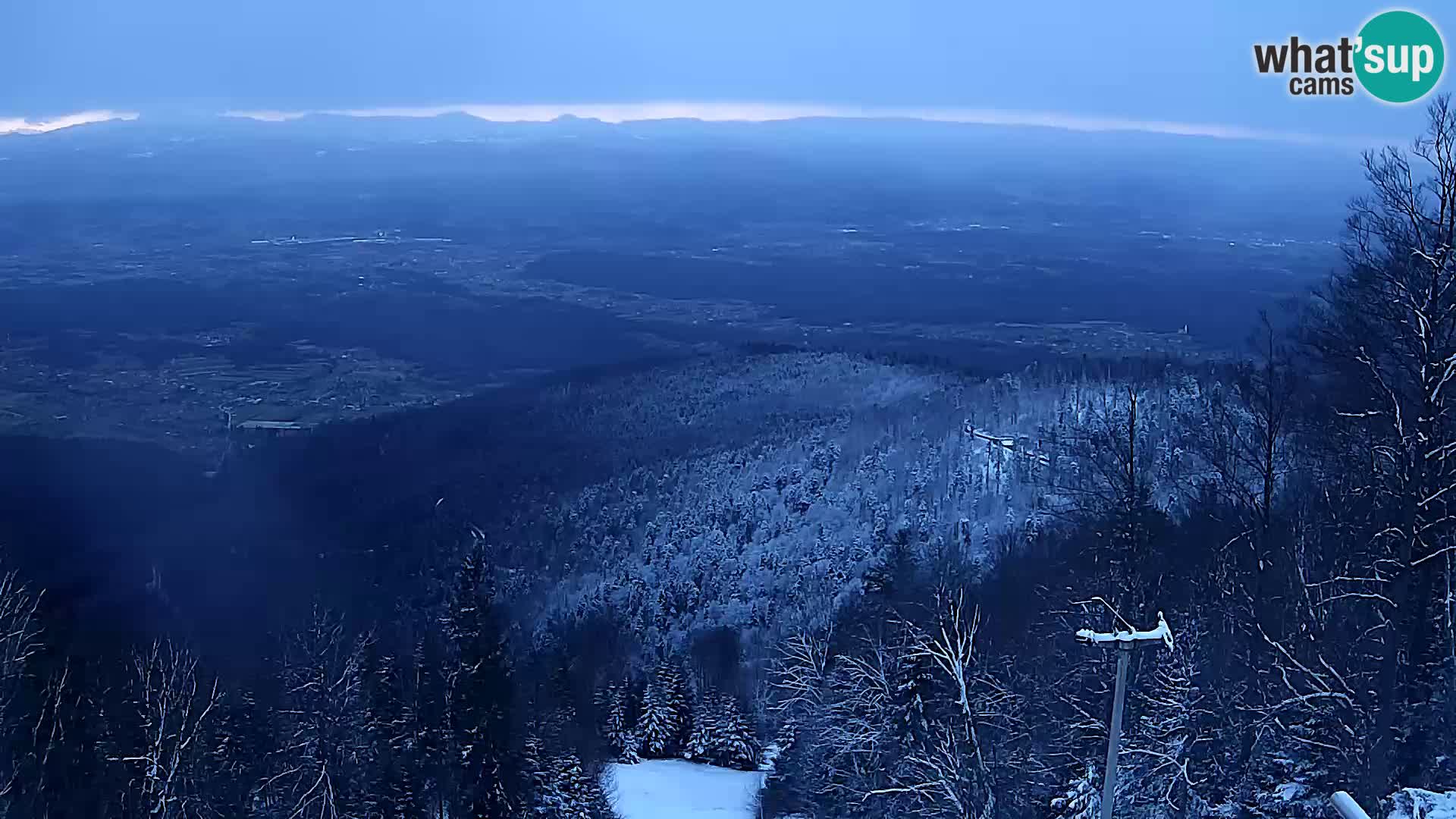 Sljeme webcam – panorama