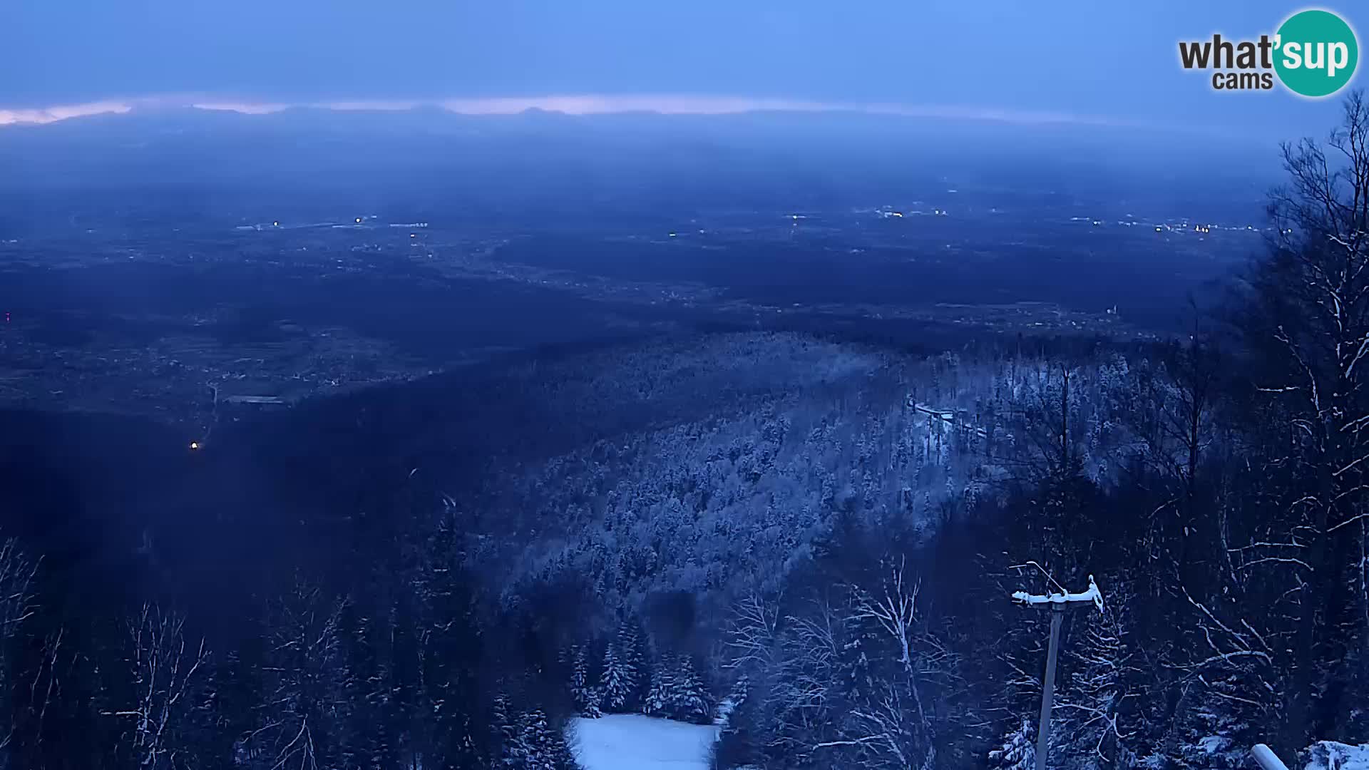 Sljeme webcam – panorama