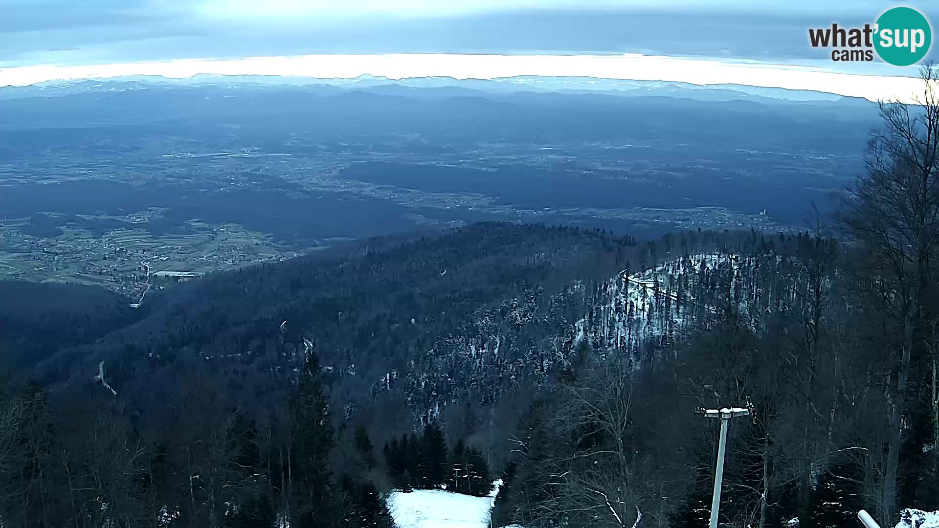 Sljeme webcam – panorama