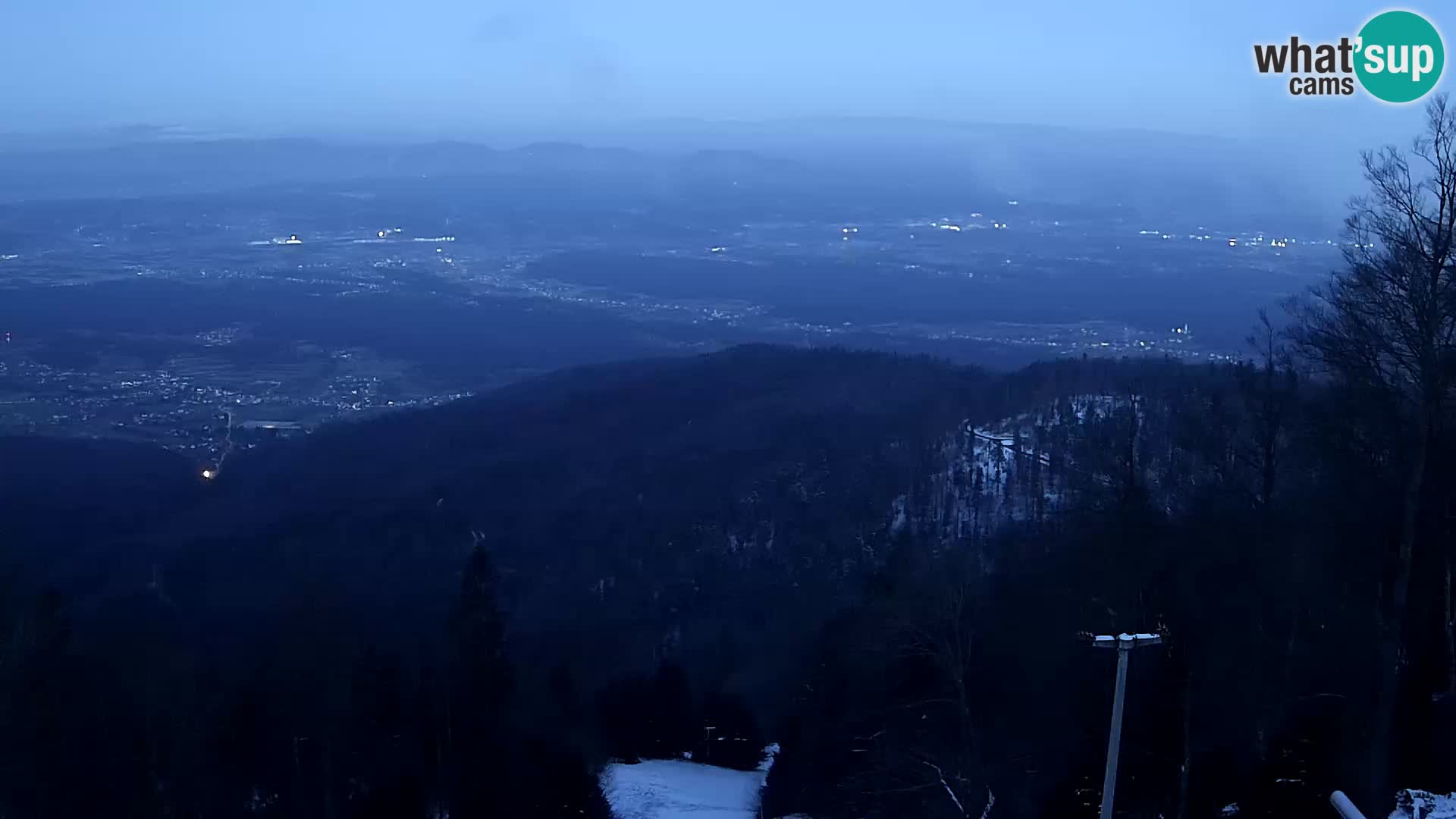 Sljeme webcam – Panorama