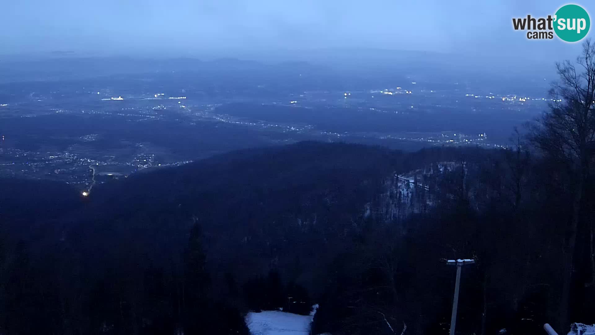 Sljeme spletna kamera – Panorama