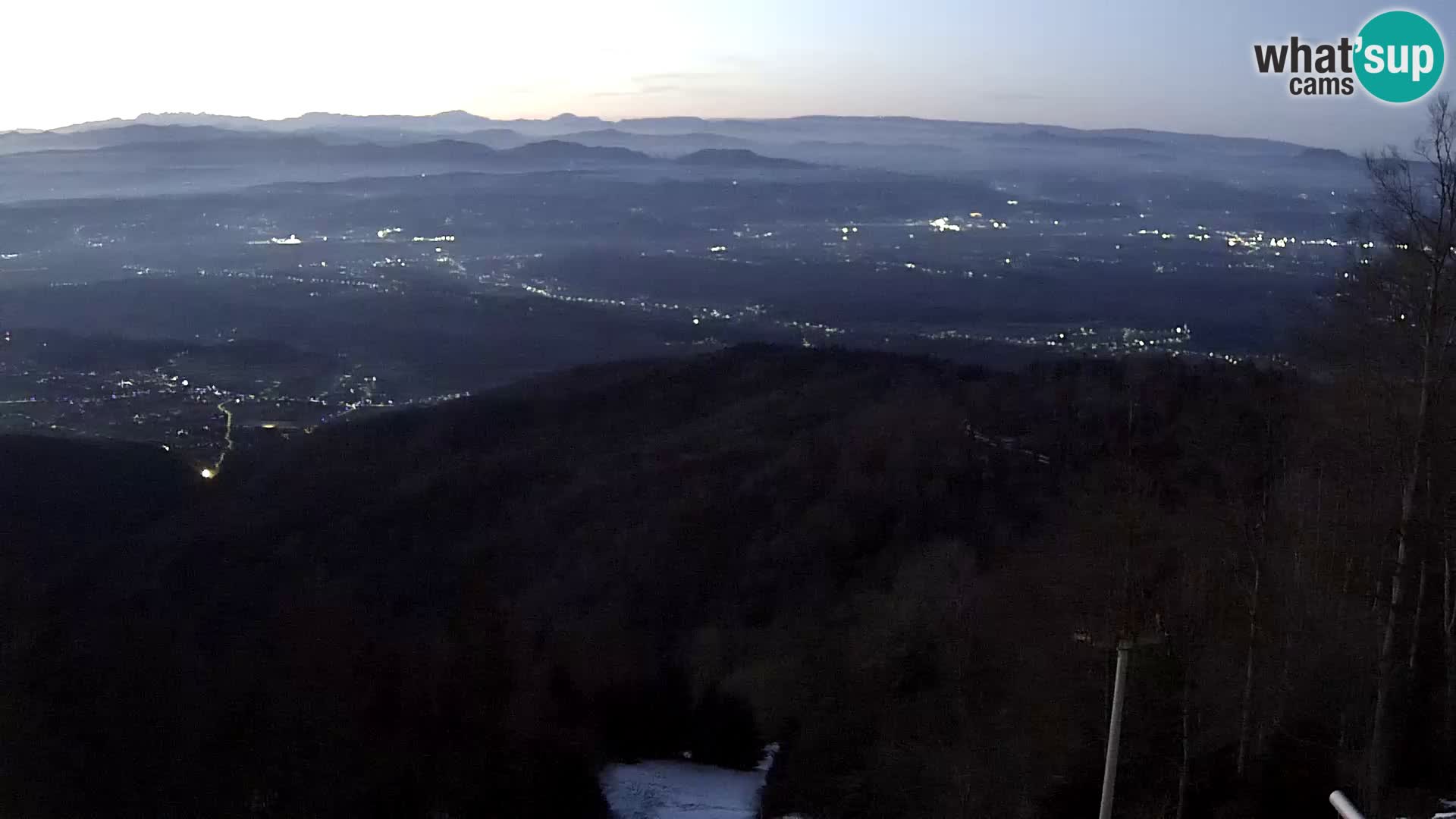 Sljeme webcam – Panorama